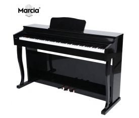 Marcia Mk-900Bk 88 Tuş Lake Hammer Action Tuş  Dijital Piyano (Parlak Siyah)